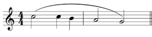 legatoの譜例